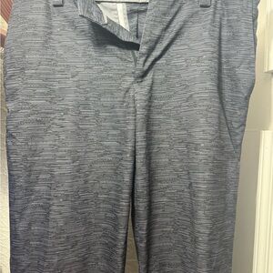 Slazenger Men's Black Patterned Dress Pants